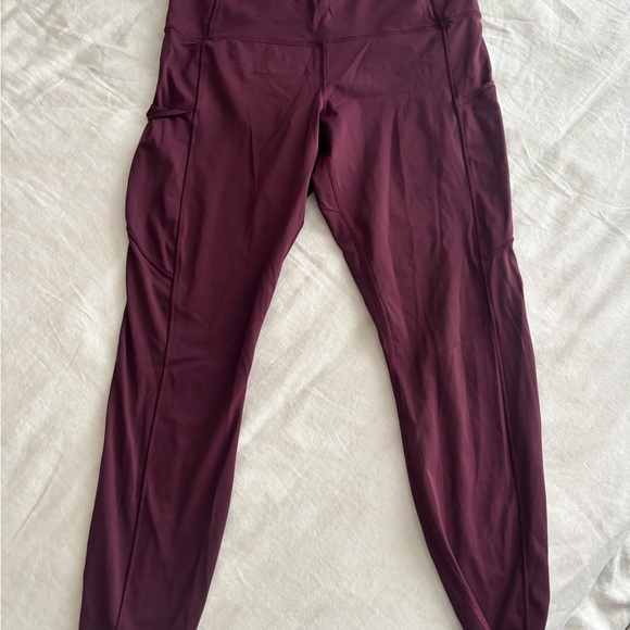 lululemon athletica Pants - lululemon athletica Burgundy Leggings